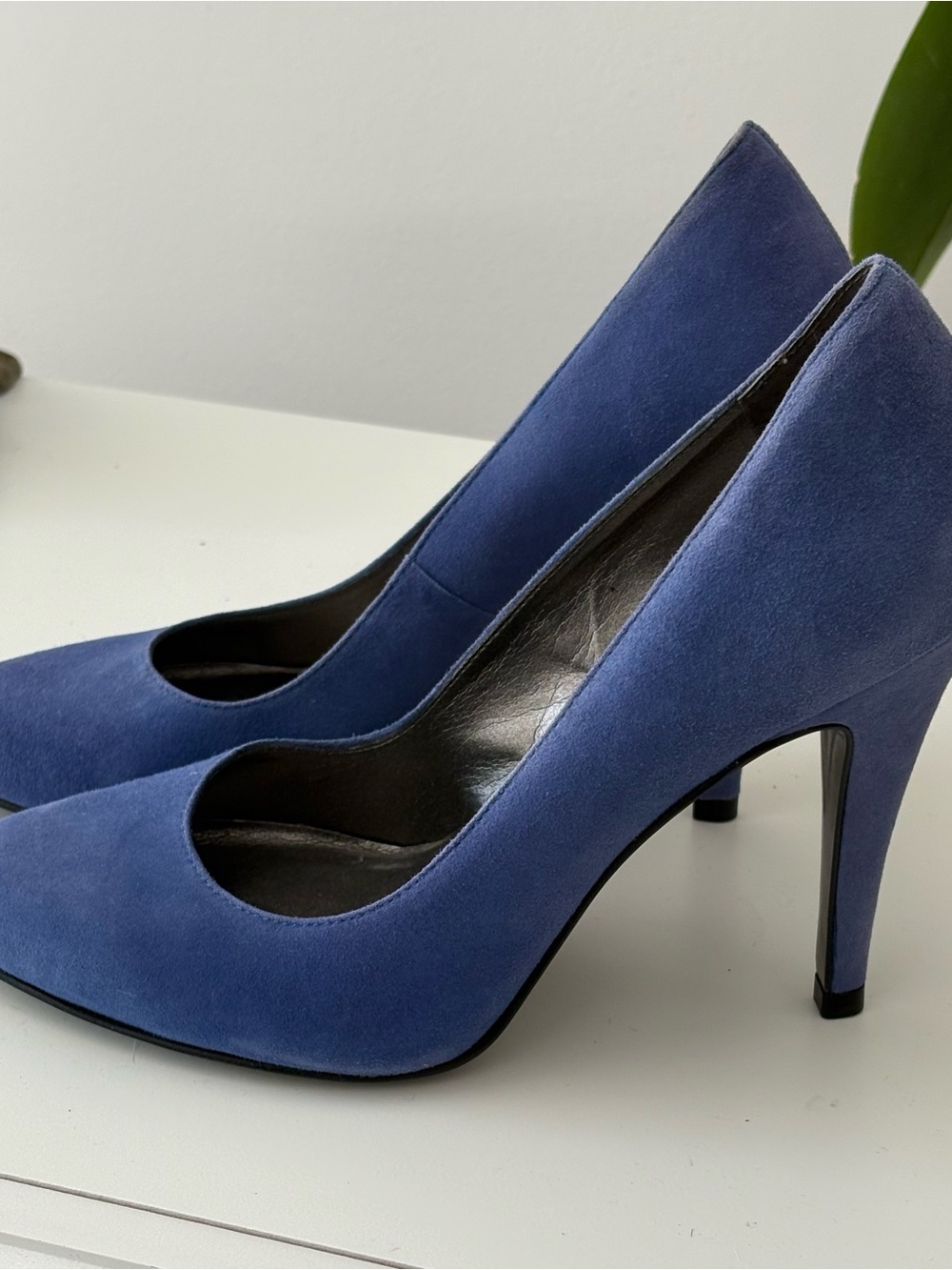 Jessica Simpson Classic Blue Suede High Heel Pumps Size 7.5